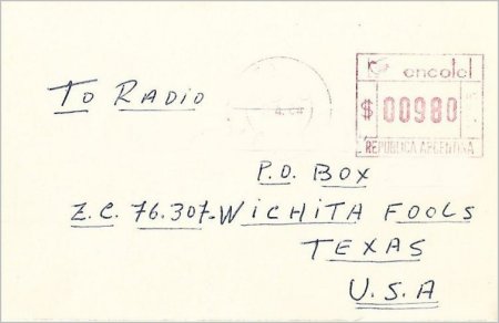 wichita fools qsl card